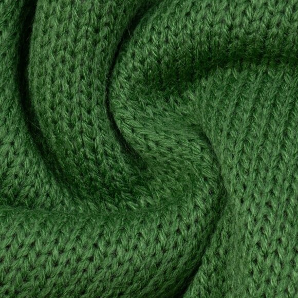 Green Casual Women's Christmas Tree Jacquard Sweater - Picture 3 of 8